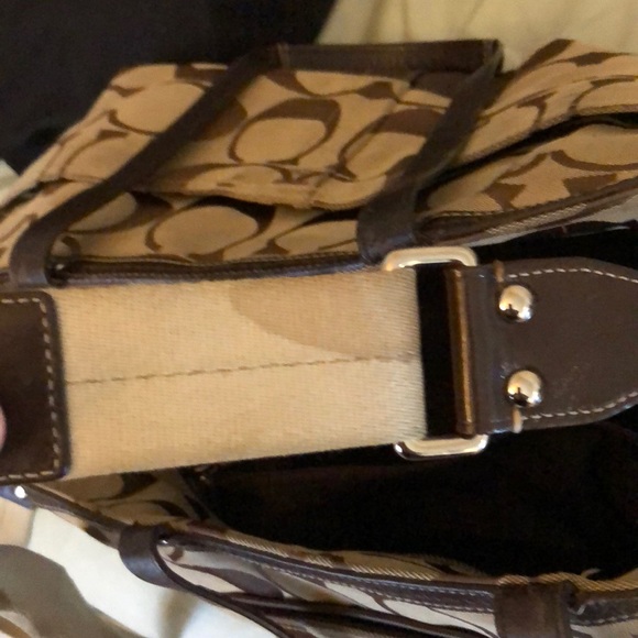 Authentic Coach Baby Bag signature C in brown - Picture 3 of 3